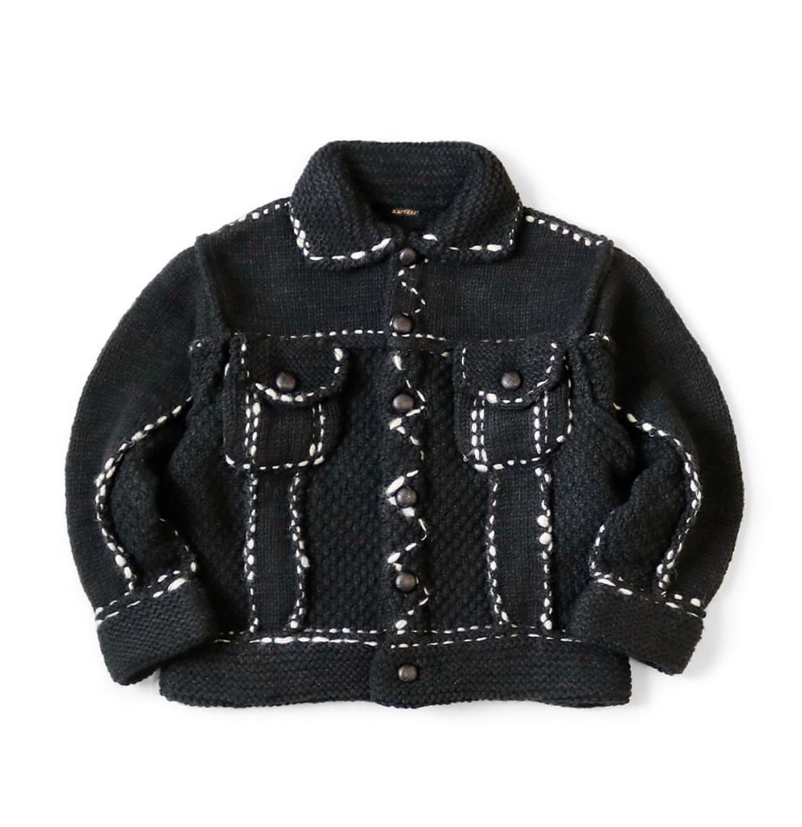 (OS) 캐피탈 울 핸드니트 코위찬 상품이미지5