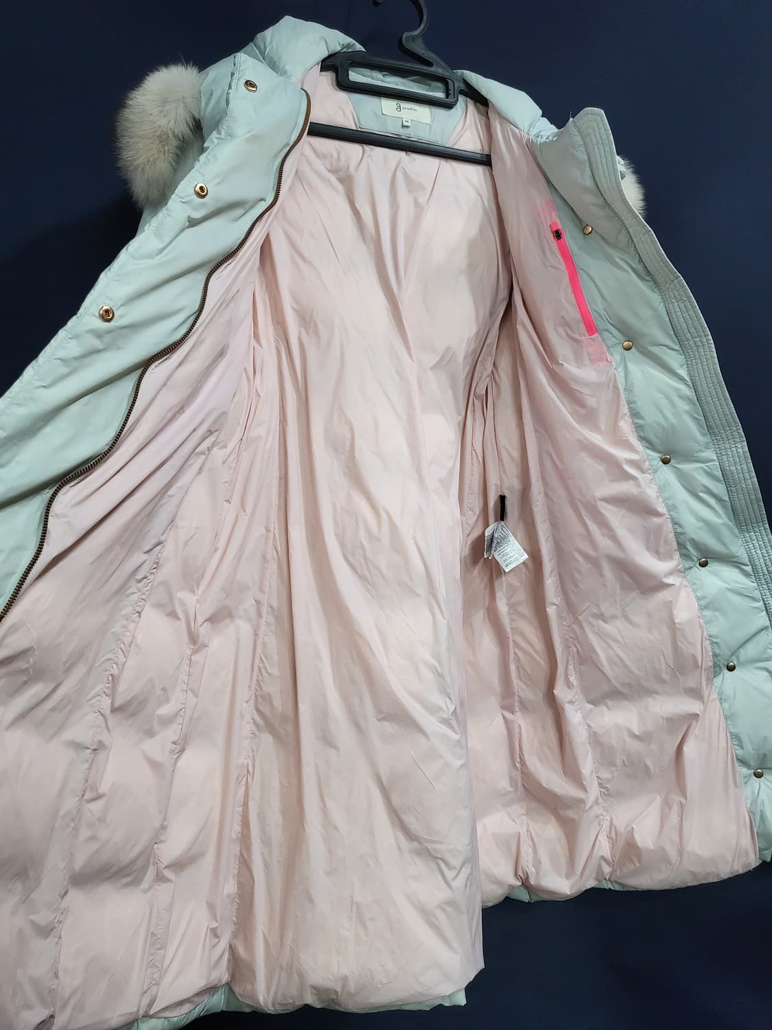 g 스튜디오 사가폭스 구스다운 롱패딩 상품이미지7