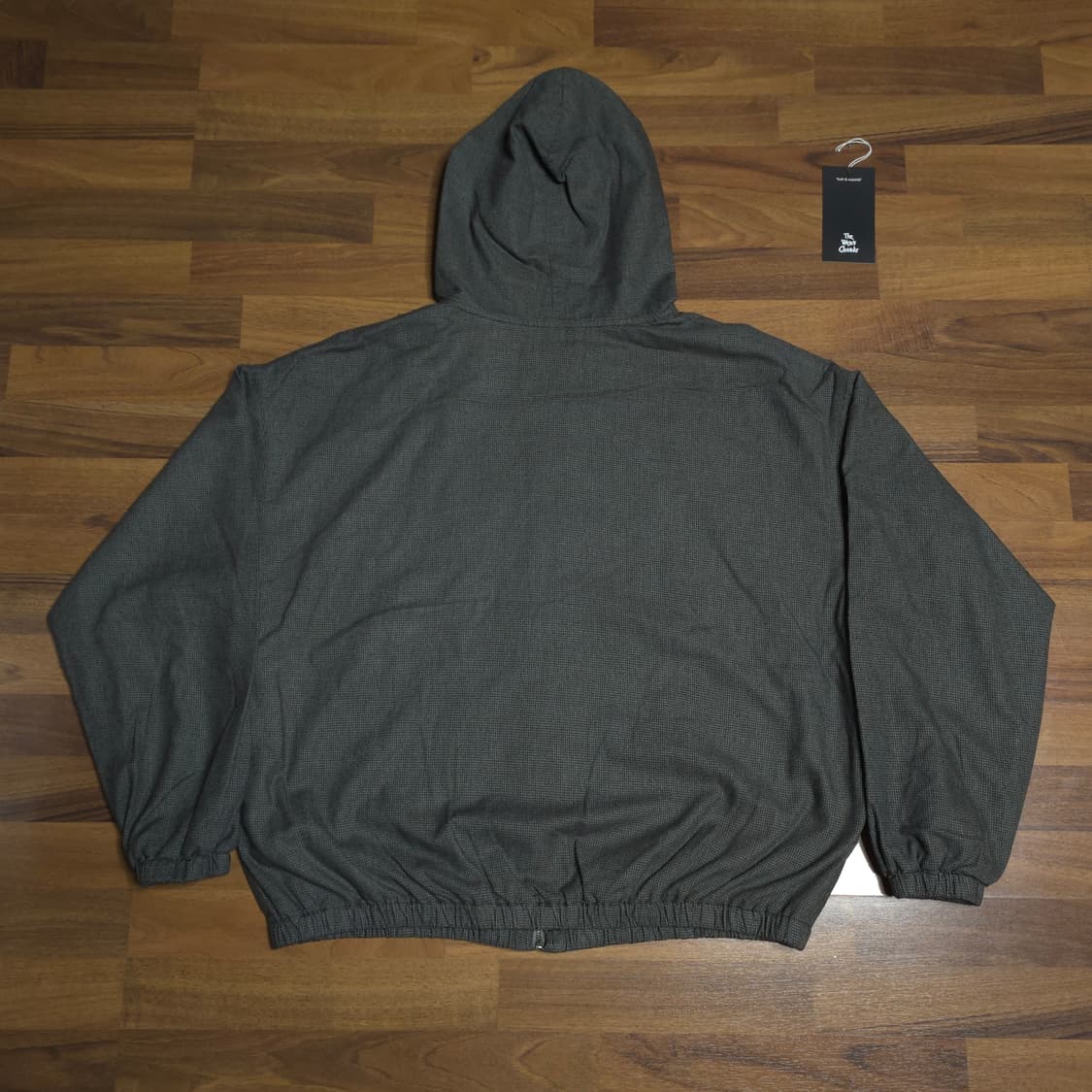 [3]더뤡코즈 울 체크 후디 점퍼 상품이미지4