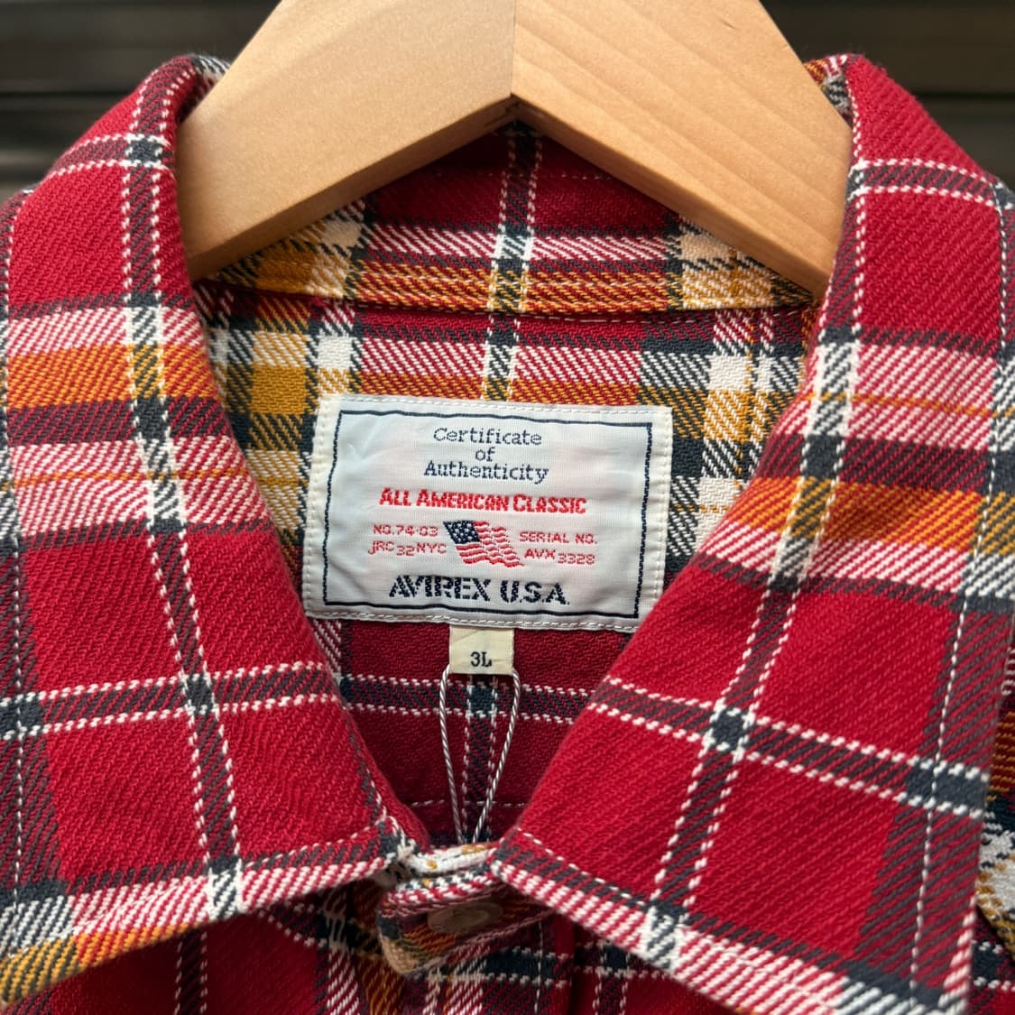 아비렉스 웨스턴 체크 셔츠  상품이미지7