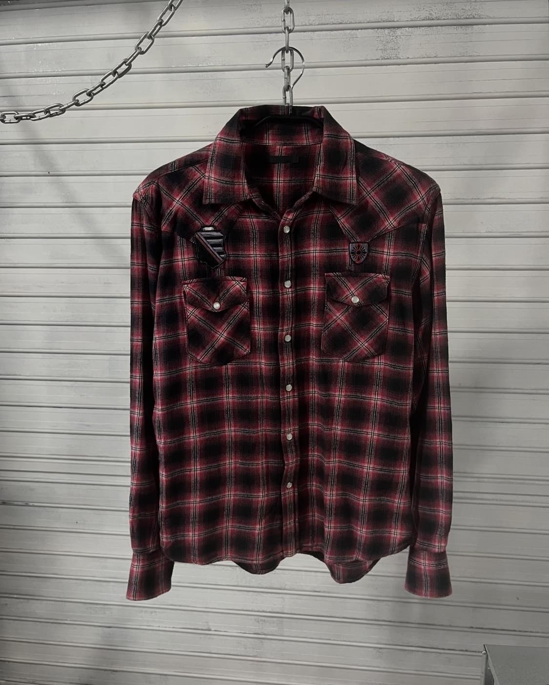 sraive western check shirt 상품이미지1