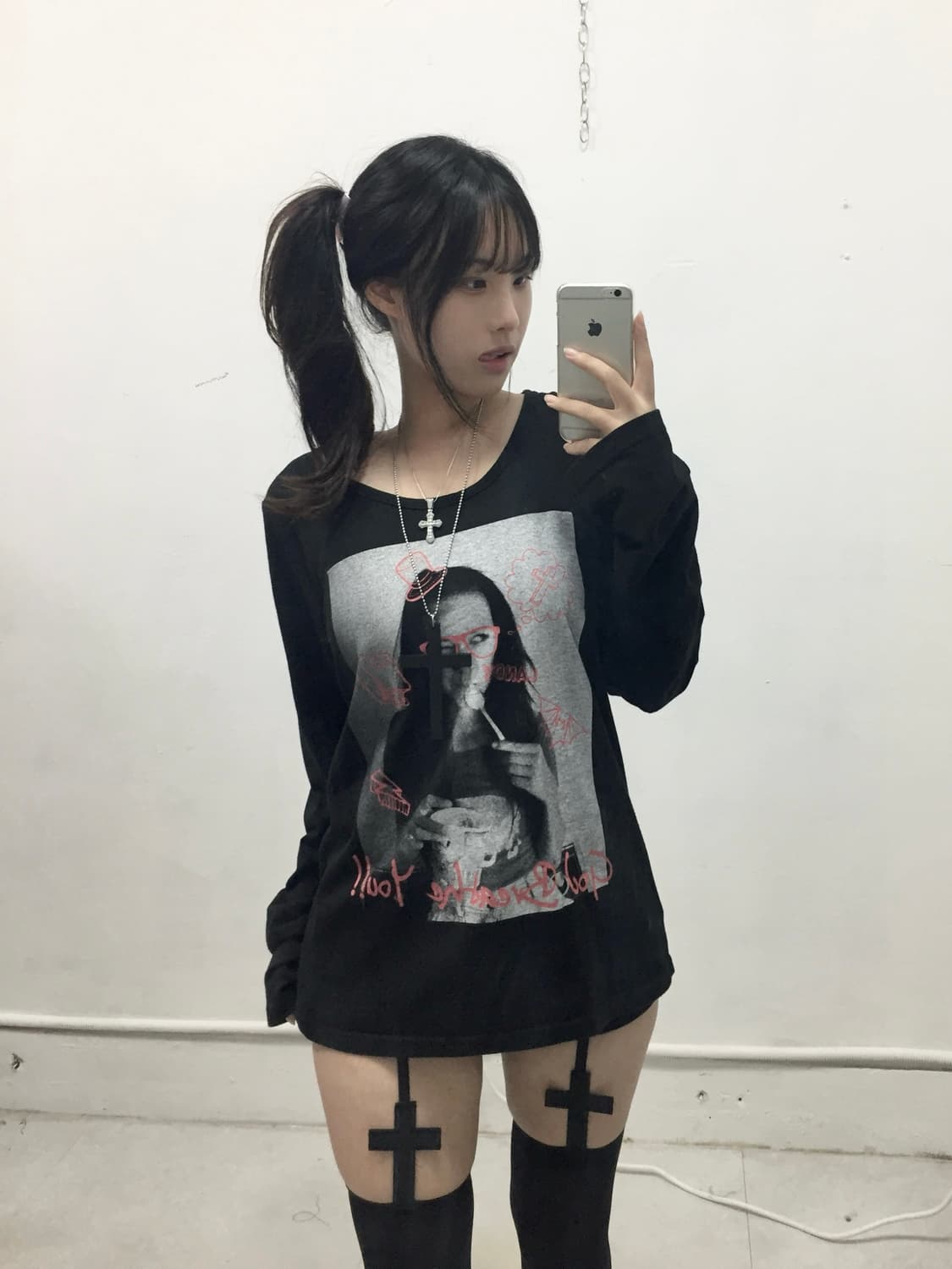 [WITHOUT MEET] 갸루 y2k 롤리팝 롱슬리브 상품이미지1