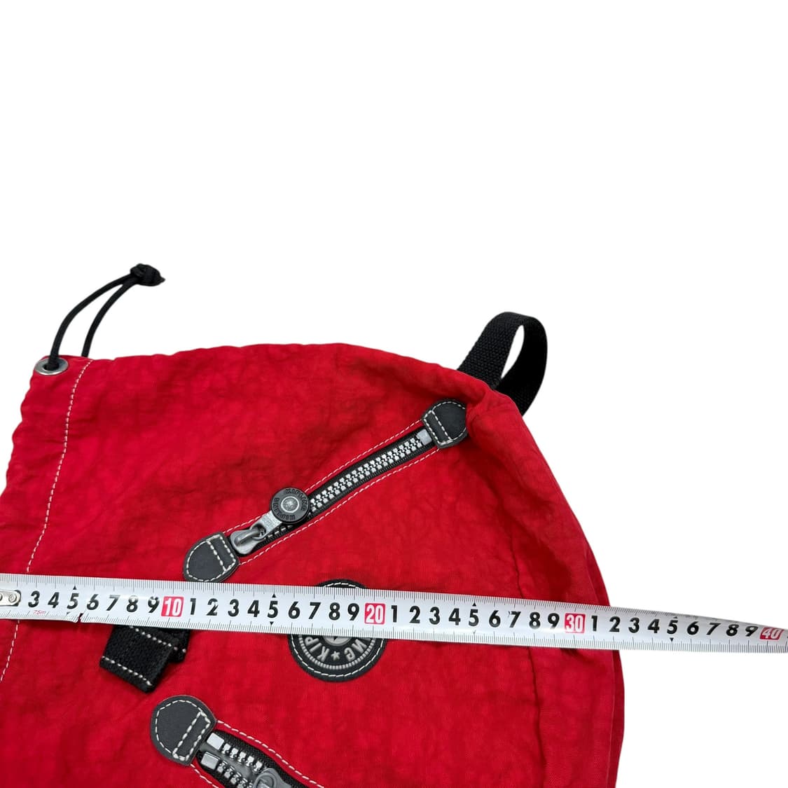 키플링 빈티지 모리걸 복조리 미니백팩 Y2K 가방 레드 상품이미지5