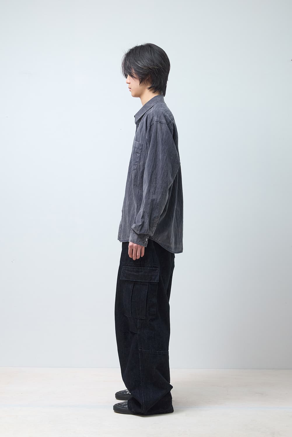 (3) 해칭룸 x 르세라핌 Denim Cargo Pants 상품이미지7