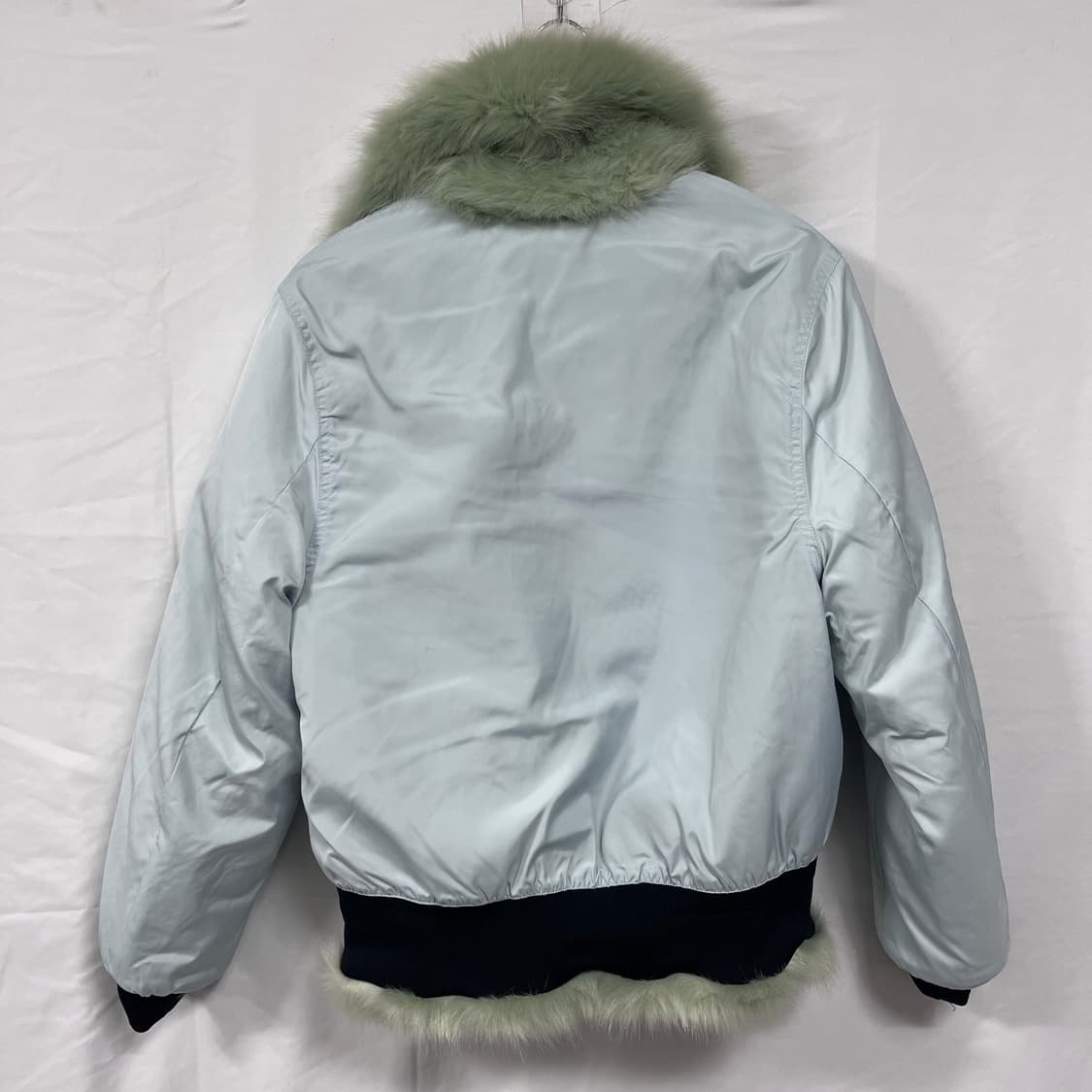 [남여공용] 나이키 X 엠부쉬 리버시블 그린 퍼자켓 (새상품) 상품이미지4