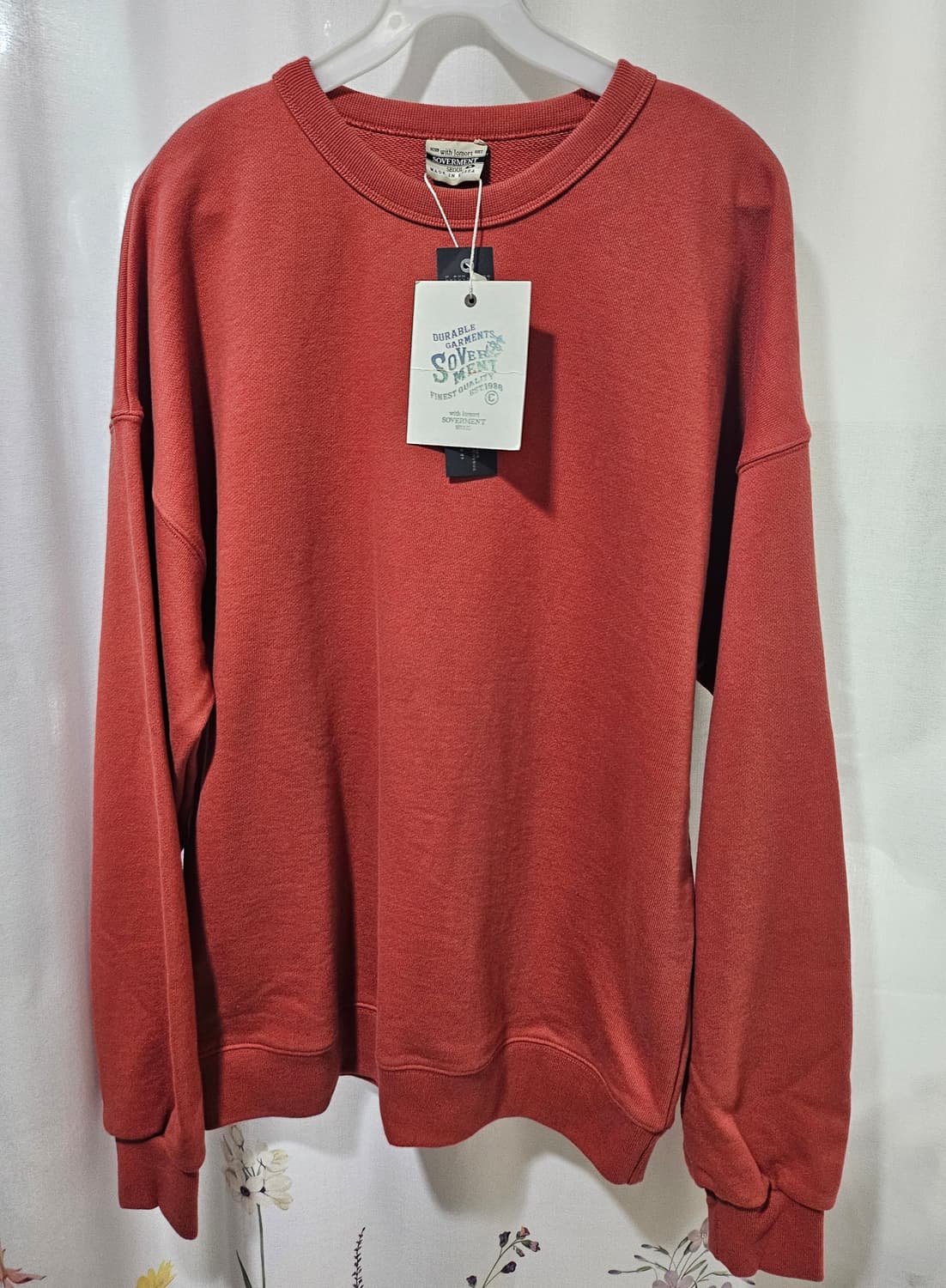 SOVERMENT 맨투맨 M 새상품 상품이미지1