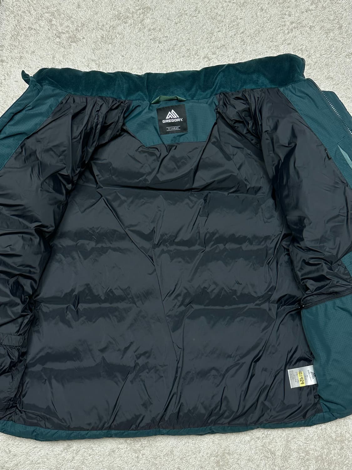 (상태굿/쿨거래할인) 그레고리 페퍼다운 다크그린 숏패딩 상품이미지5