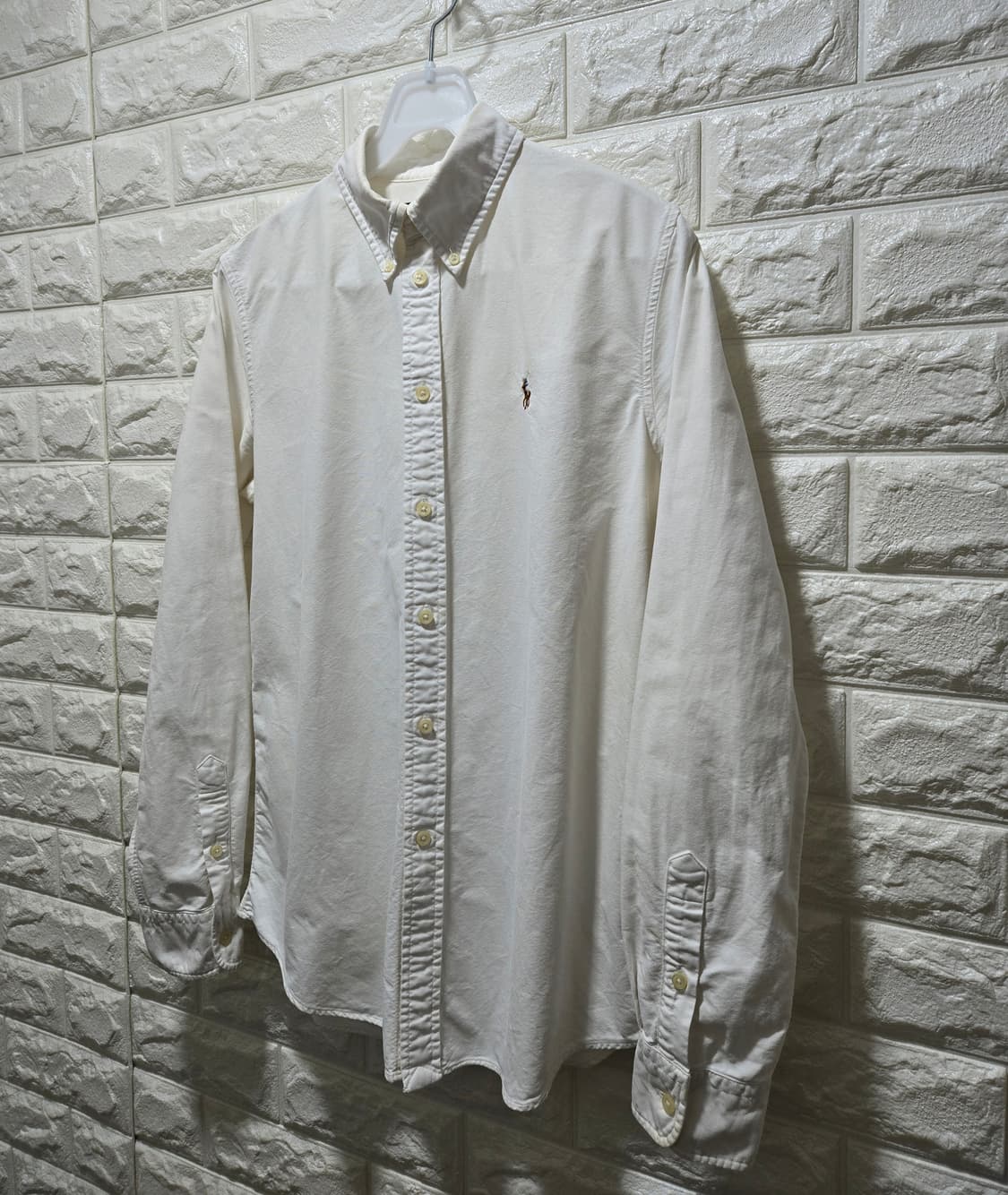 랄프로렌 멀티포니 커스텀핏 코튼 셔츠 M 상품이미지3