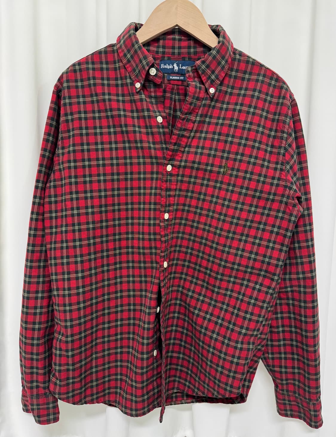 랄프로렌 클래식핏 체크 셔츠 상품이미지9