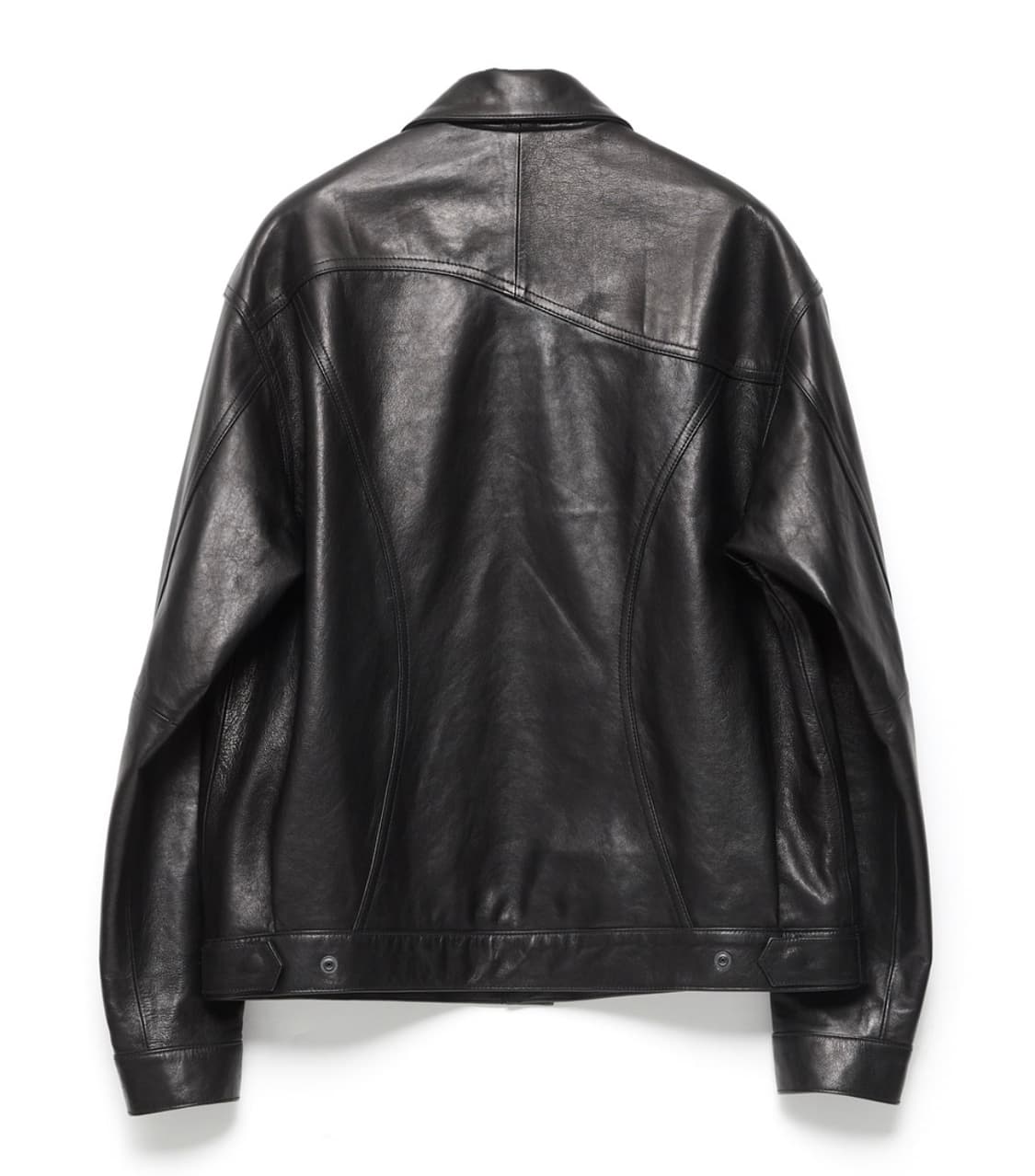 해칭룸  Melting Trucker Jacket Lamb Skin 상품이미지2