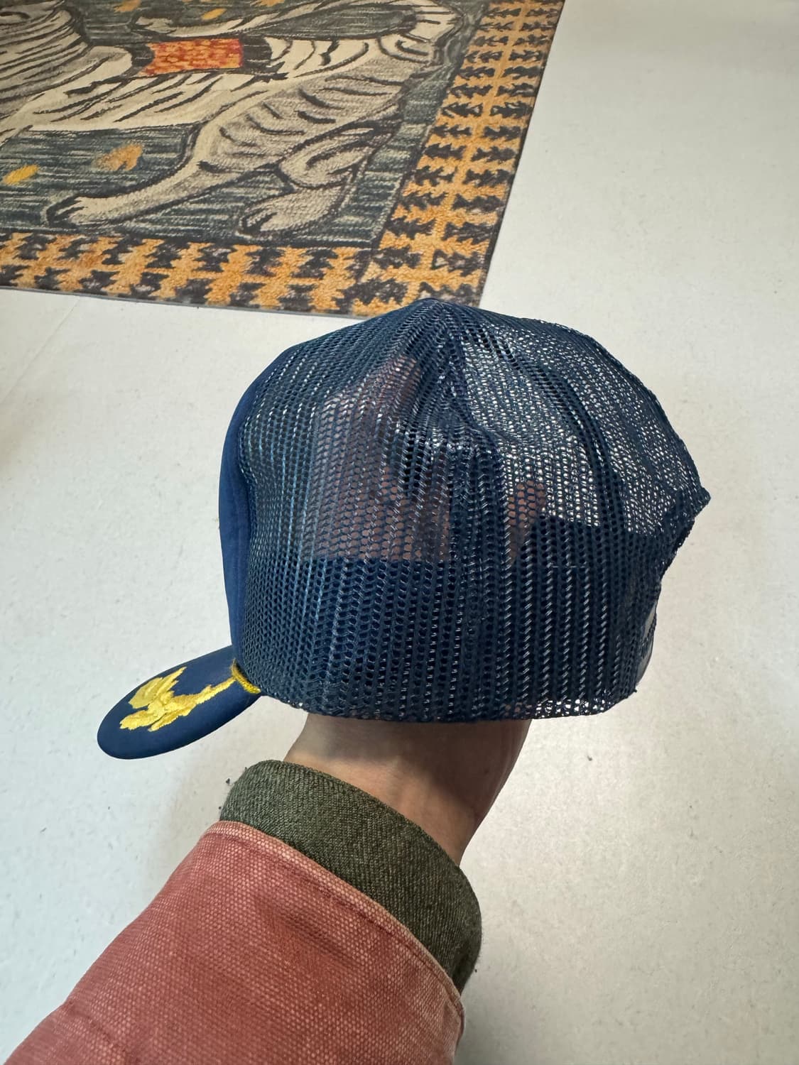 탑건 빈티지 자수 트러커캡 톰크루즈 매버릭 모자 볼캡 미군 미공군 상품이미지3