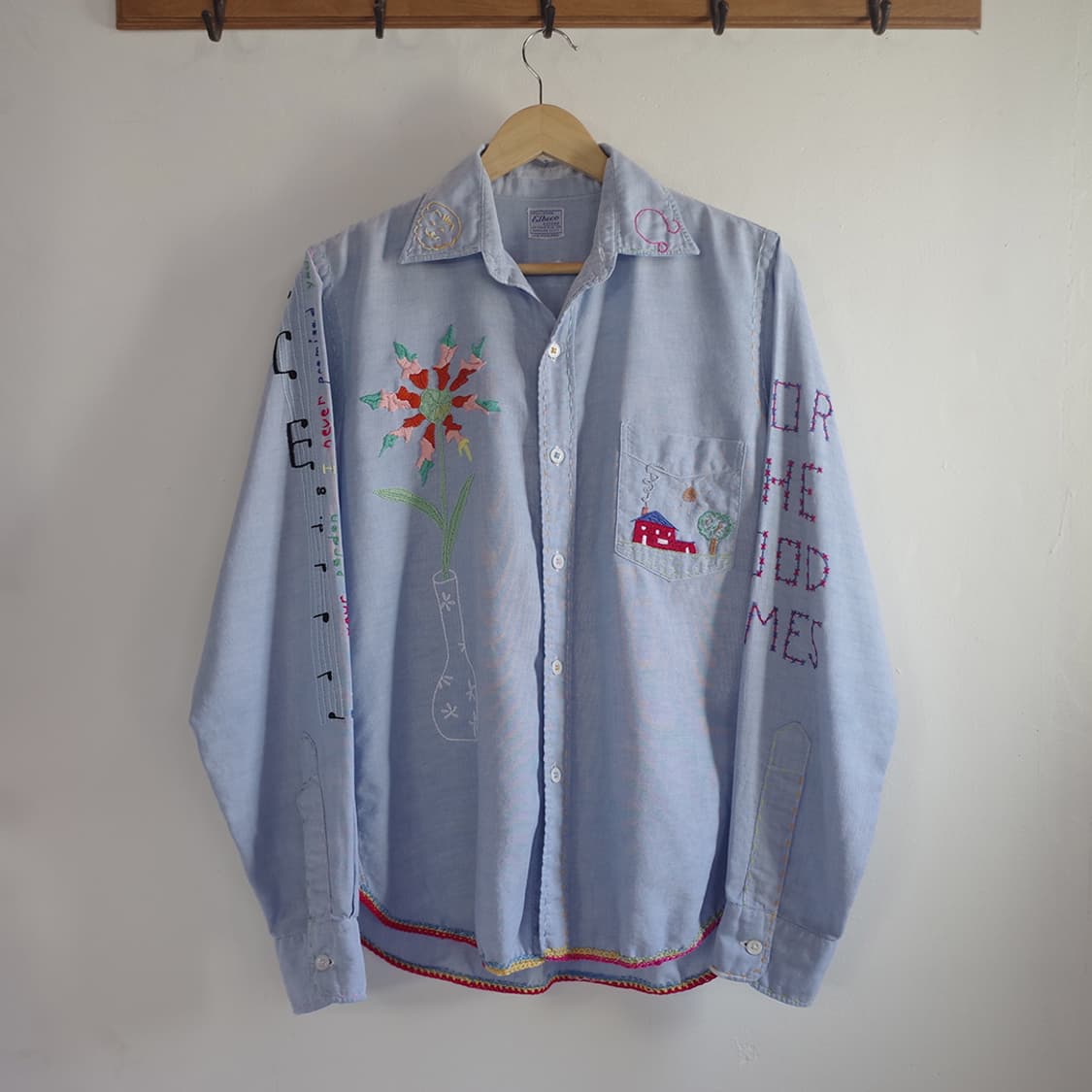 1960's Elbeco Hand Embroidered Shirt 상품이미지2