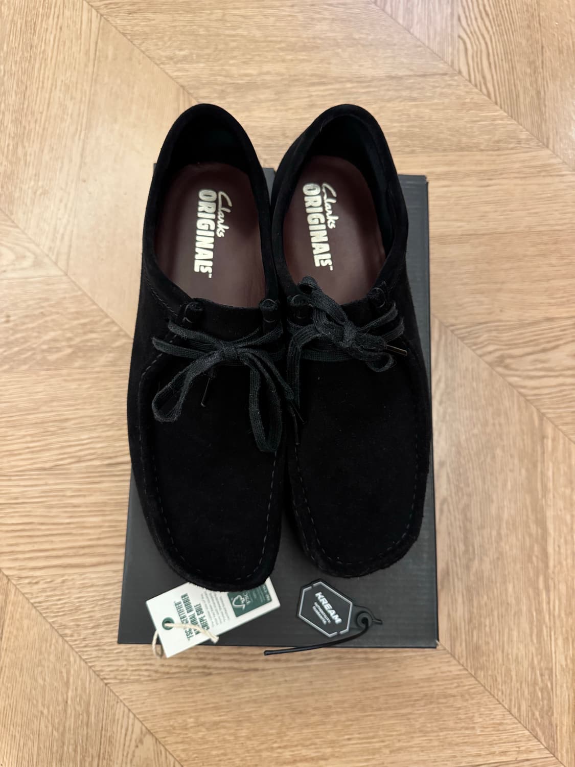 [UK9] 클락스 왈라비 블랙 스웨이드 미중고 상품이미지5