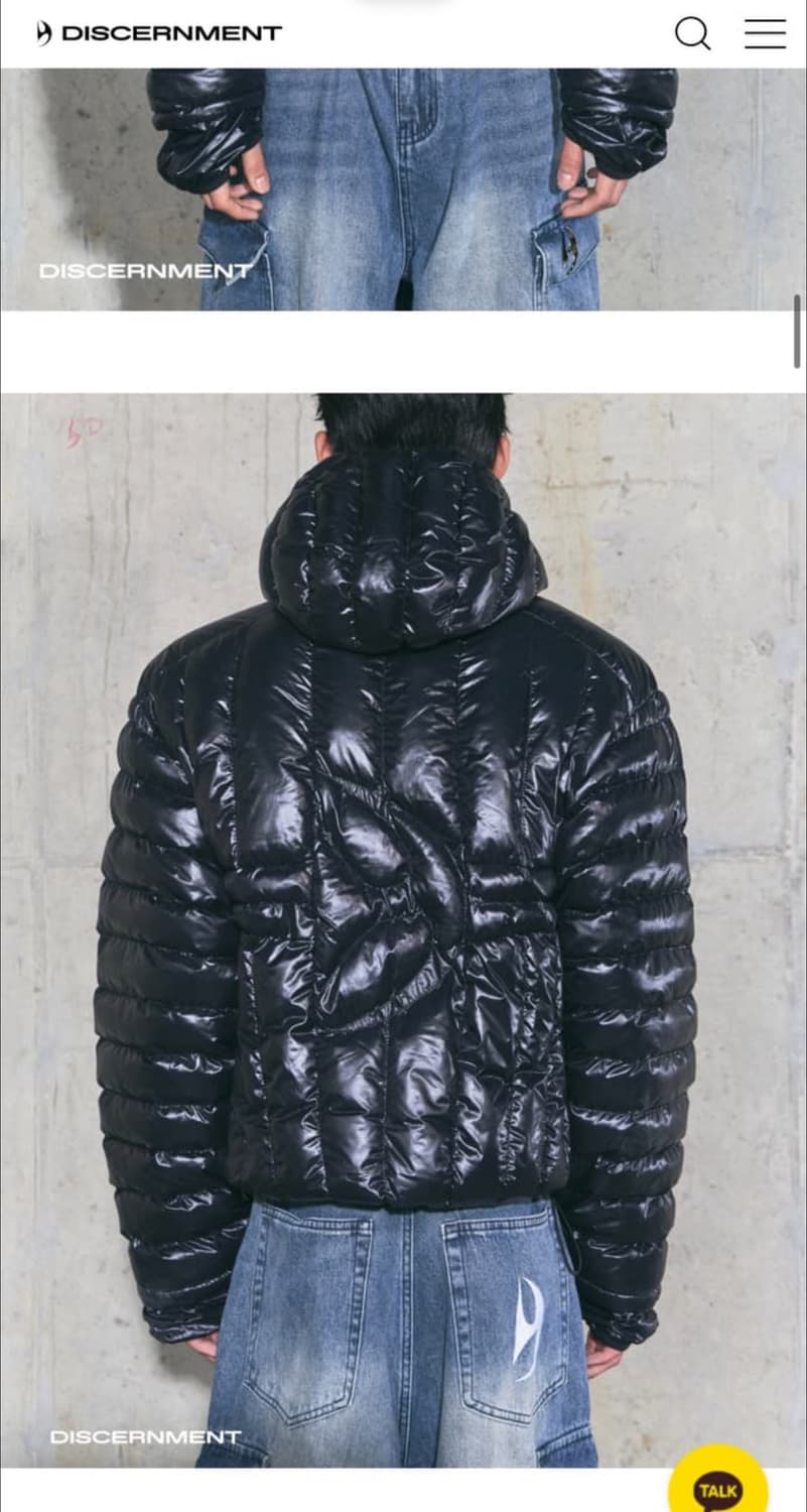 디서먼트 경량패딩 에센셜 블랙 상품이미지3