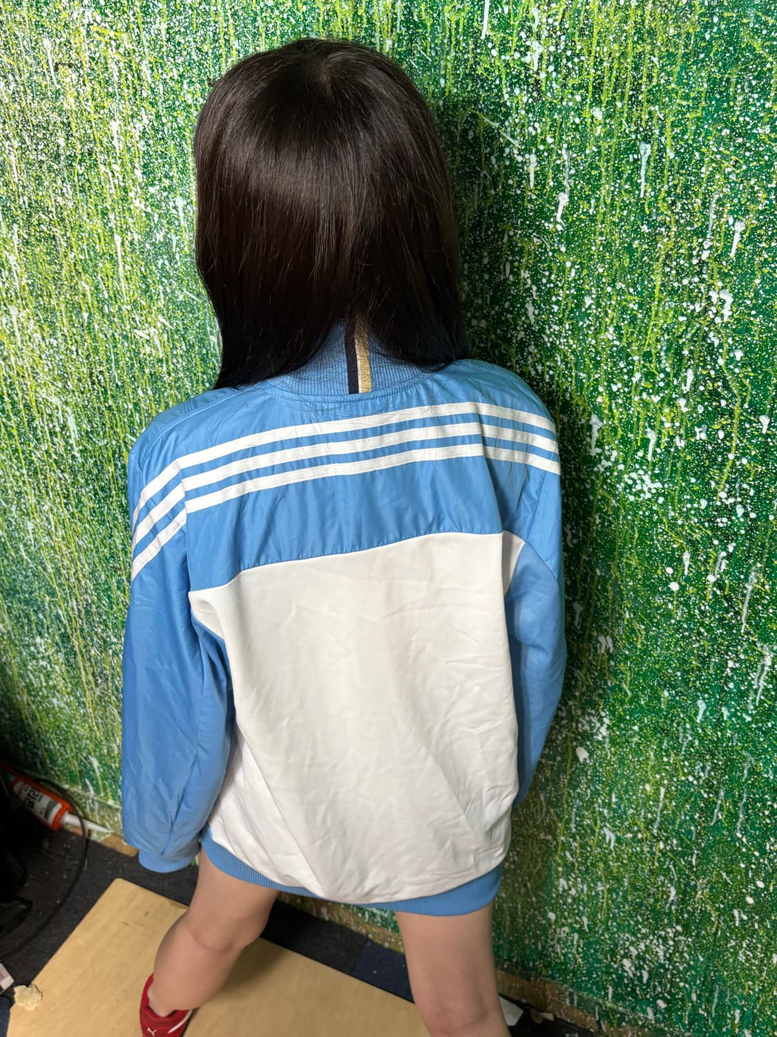 아디다스 대장급 아르헨티나 화이트 져지 트랙자켓 100 상품이미지4