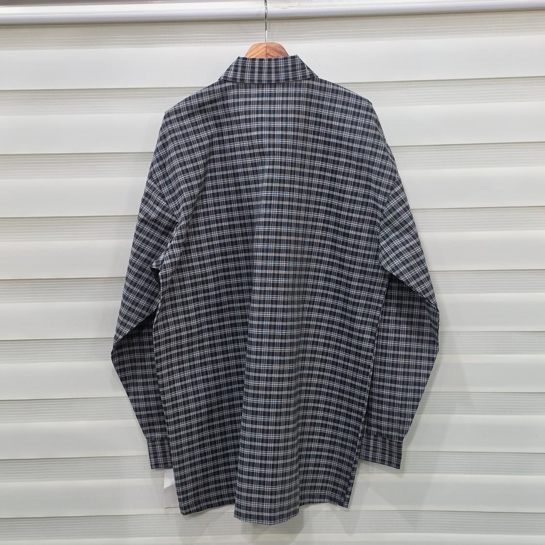 미사용품 COUNTY FB 오버핏 체크셔츠-XL 상품이미지6