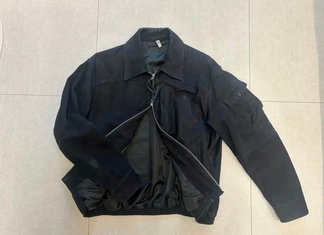 CCU/Swing top jacket(cow nubuck)/Black/1 상품이미지6