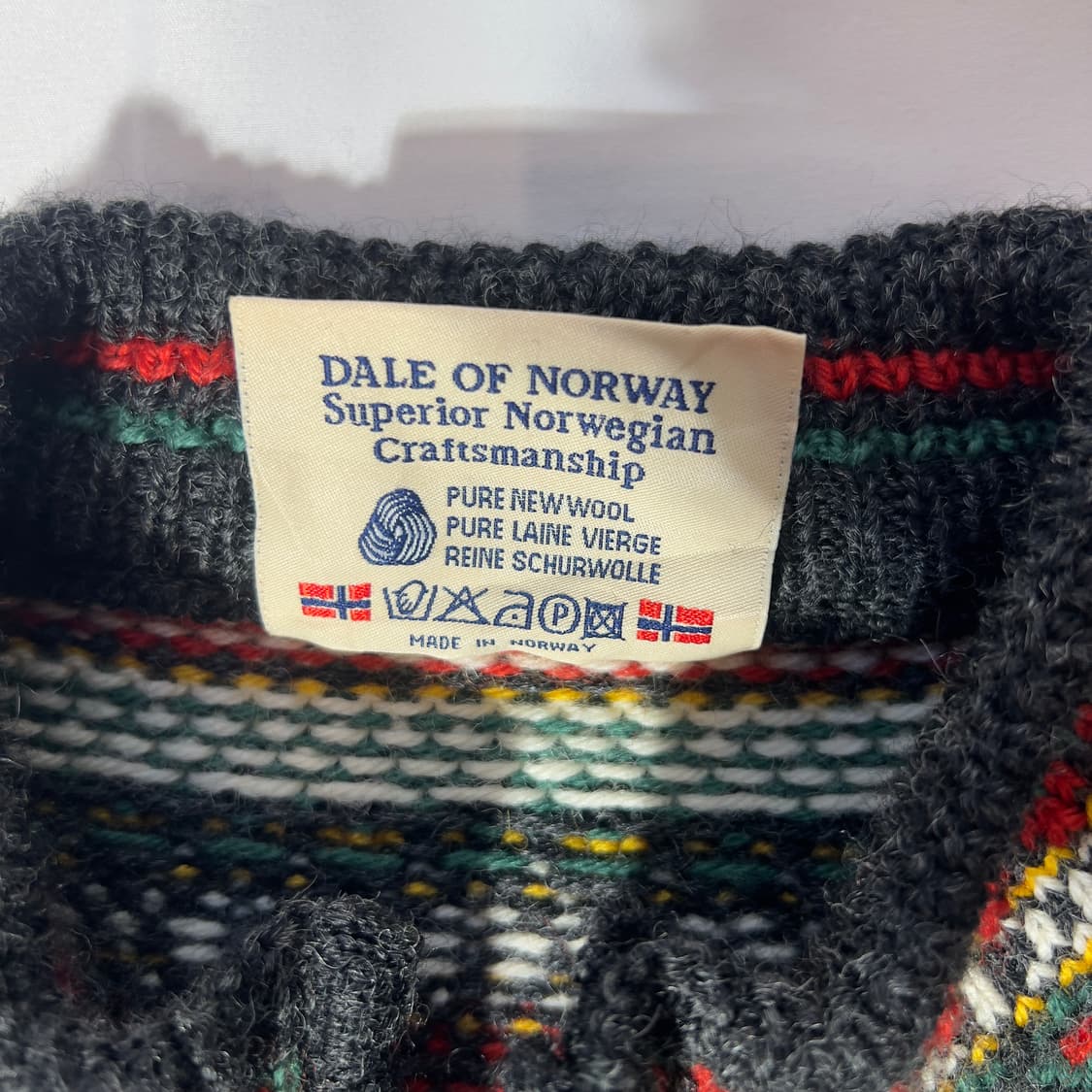[L]90sDALE OF NORWAY 데일오브노르웨이 노르딕 니트 스웨터 상품이미지3