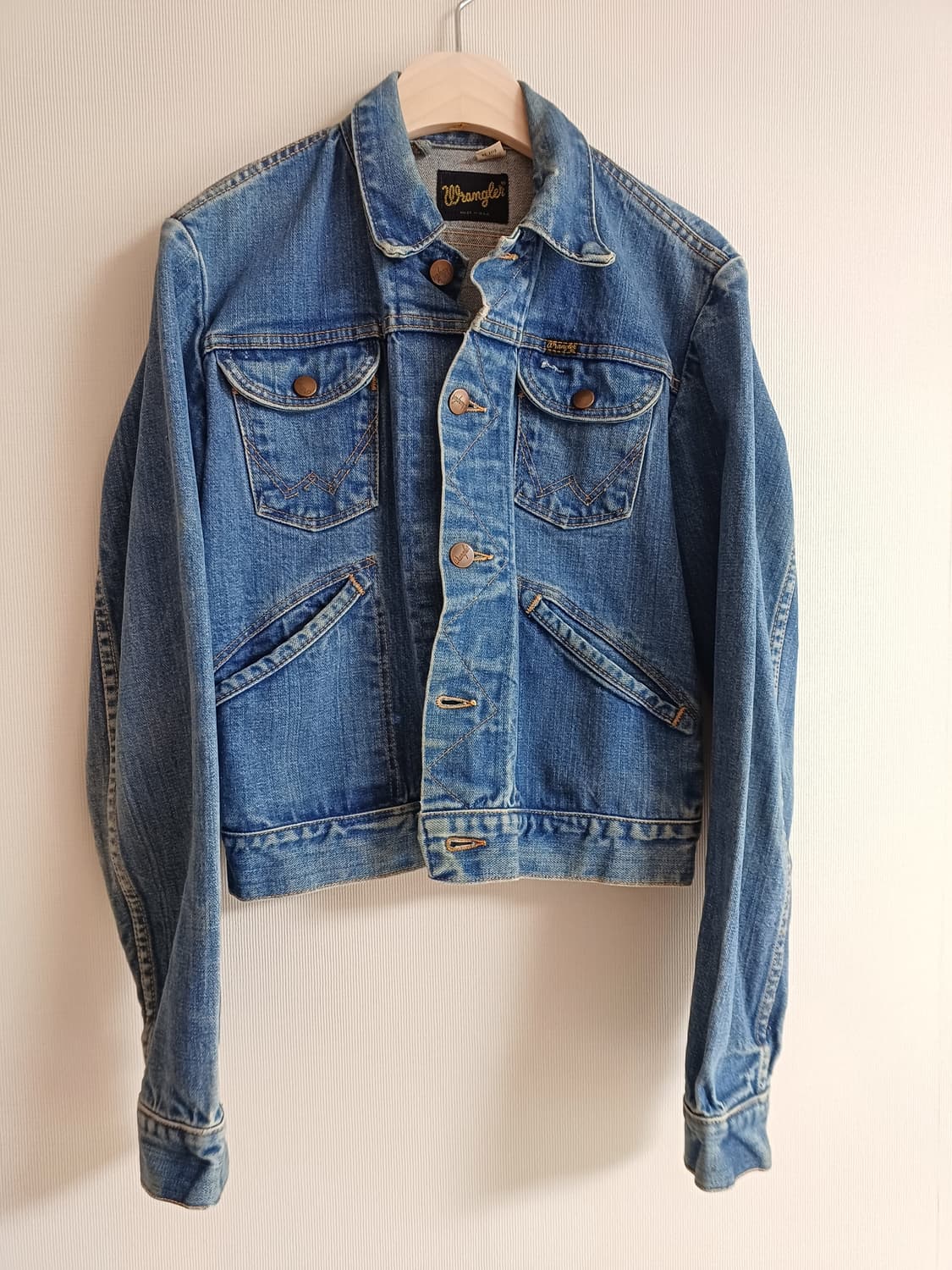 70s Wrangler 여성 데님자켓 랭글러 빈티지청자켓 리바이스 lee 상품이미지2