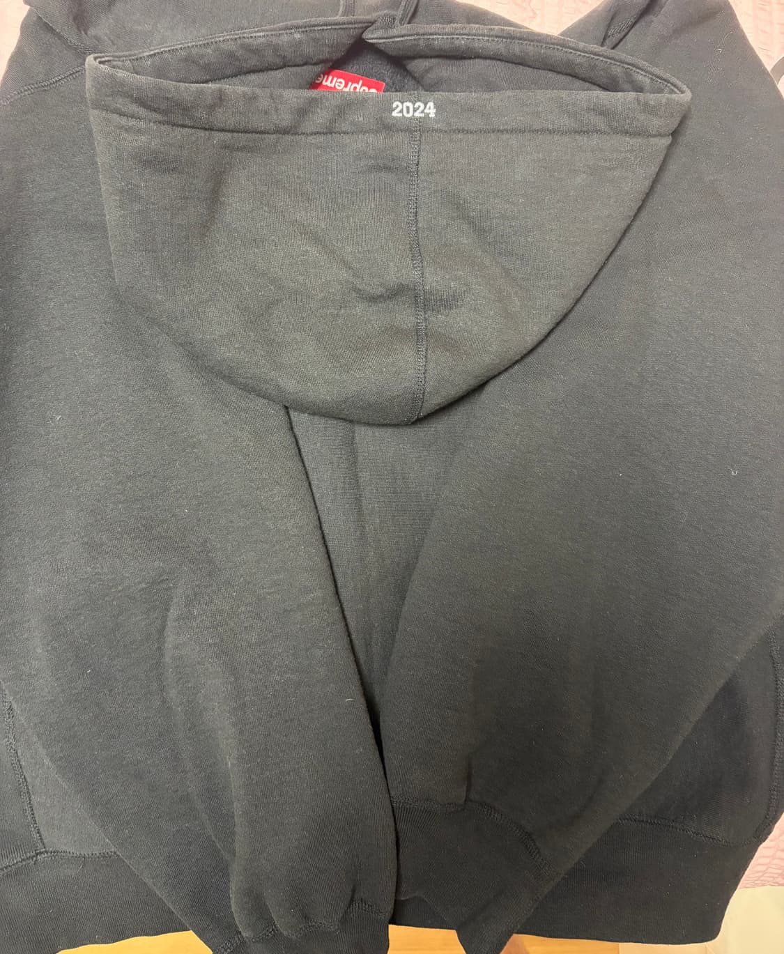 슈프림 박스로도 후드 블랙 24fw xl 상품이미지4