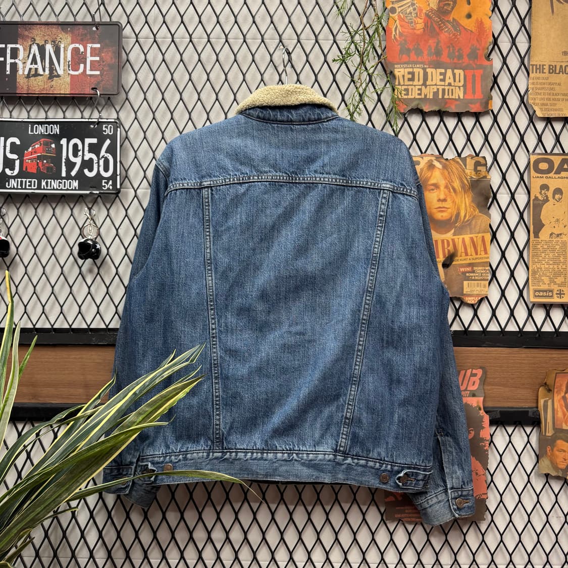 00s 리바이스 빈티지 쉐르파 데님 트러커 자켓 투포켓 디테일 상품이미지2
