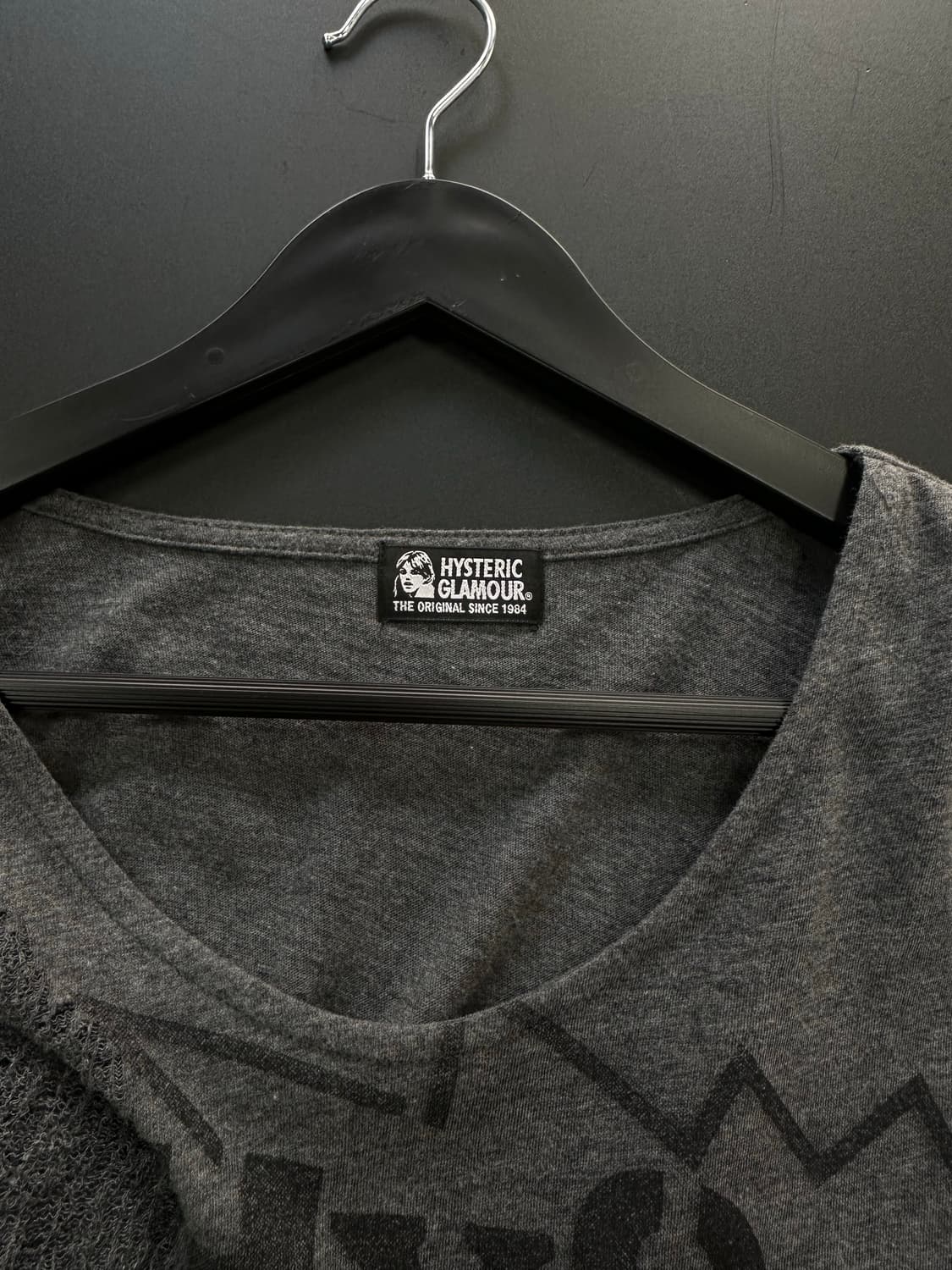 히스테릭글래머 드레이프 데미지 히스걸 롱슬리브긴팔티 상품이미지10