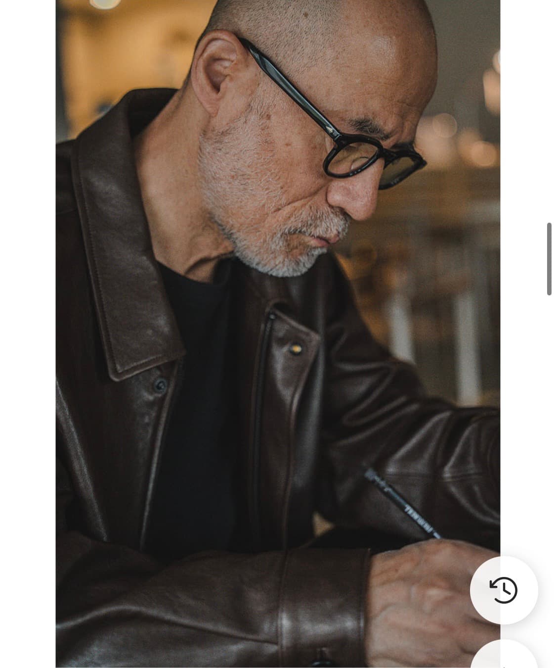 [SEW] 스테디에브리웨어 A2 레더자켓 (다크브라운) 상품이미지5