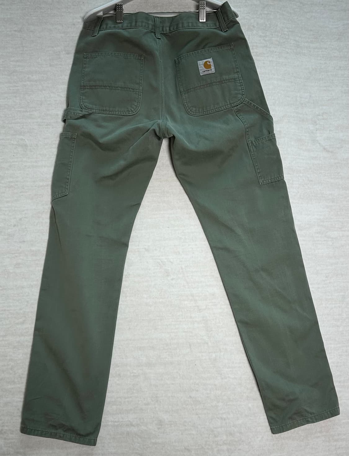 칼하트윕 싱글니 카펜터팬츠 모스그린 30/32사이즈 상품이미지2