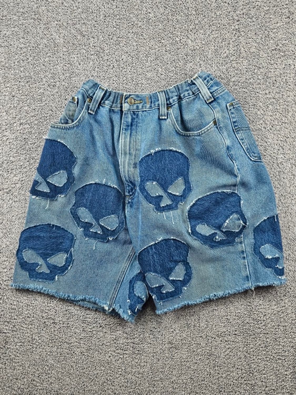 칼하트X할리데이비슨 커스텀 데님 쇼츠 반바지 ( 42" ) / 11645 상품이미지1