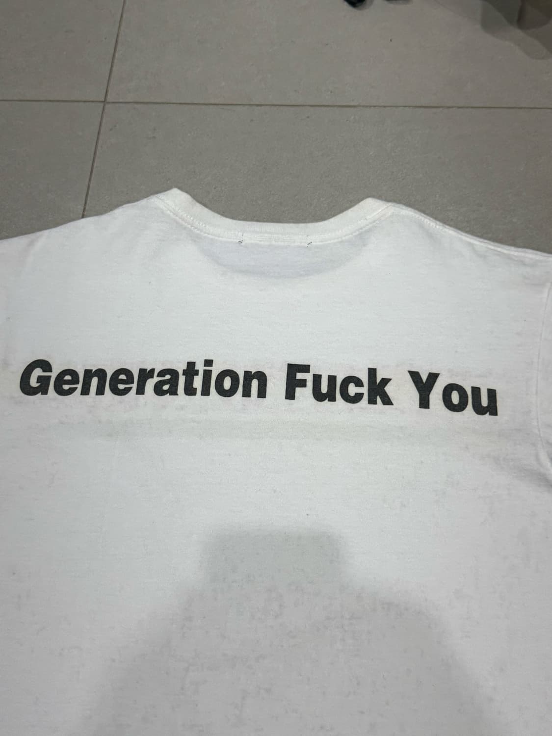 언더커버 아카이브 generation fuk u 반팔 티셔츠 상품이미지4