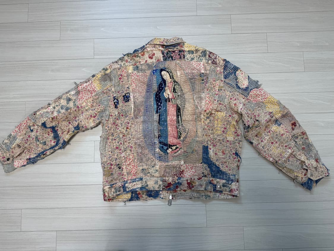 캐피탈 마리아 보로 집업 베이지 3사이즈 판매합니다. 상품이미지4