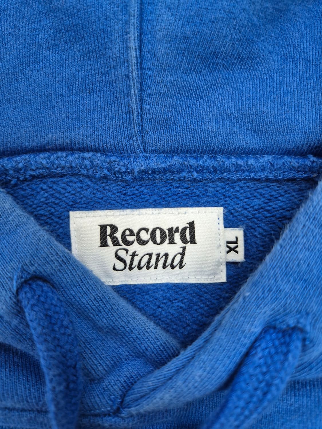 Record Stand 로열 블루 후드티 XL 상품이미지7
