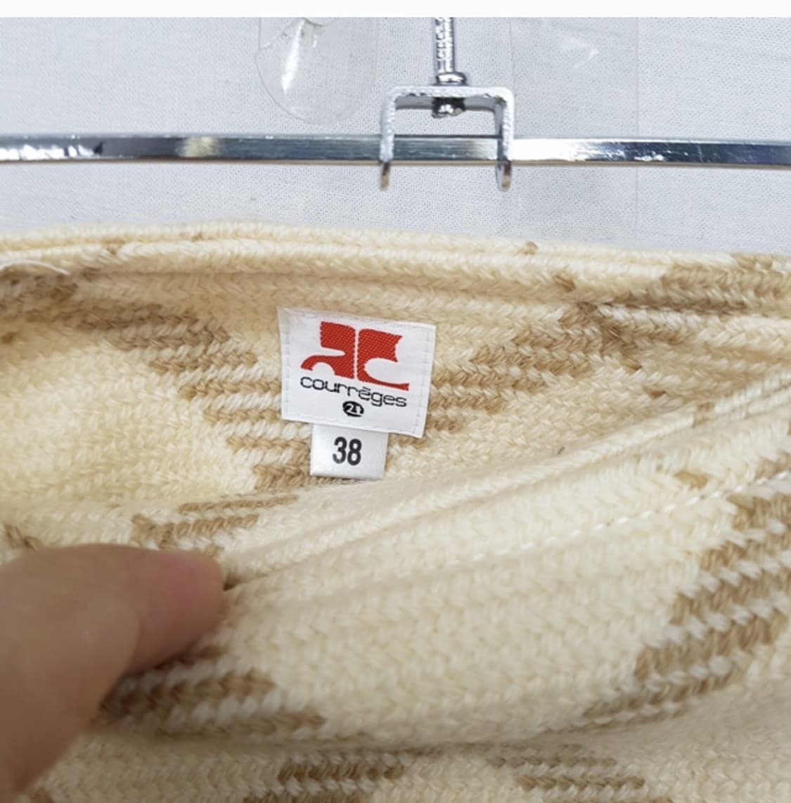 courreges 꾸레쥬 모 100% 스커트 상품이미지5