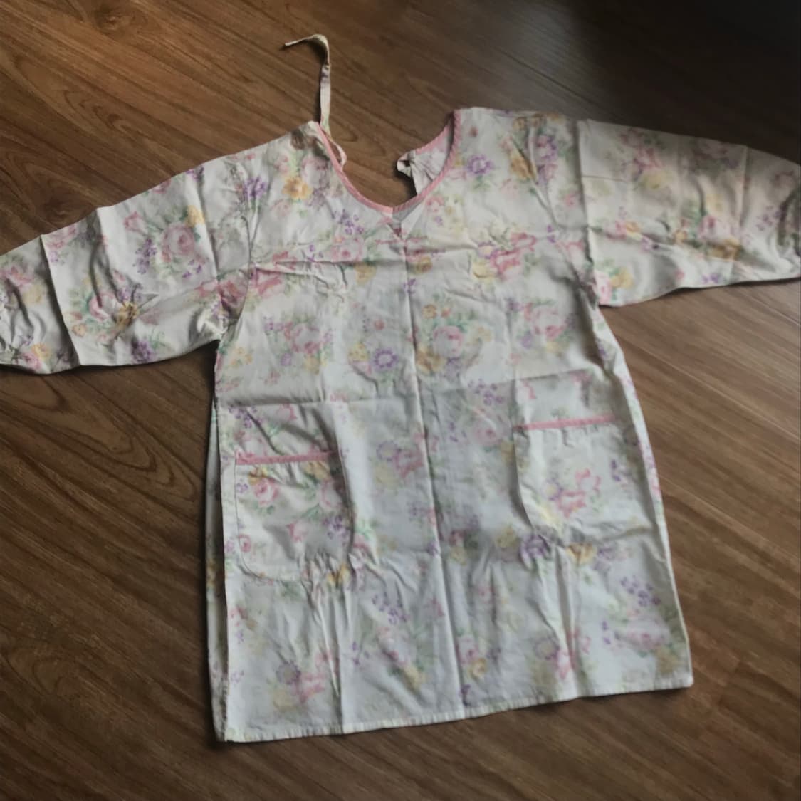 빈티지 아오이유우 플라워 앞치마 에이프런 일본 히메갸루 라떼 로걀 모리걸 상품이미지1