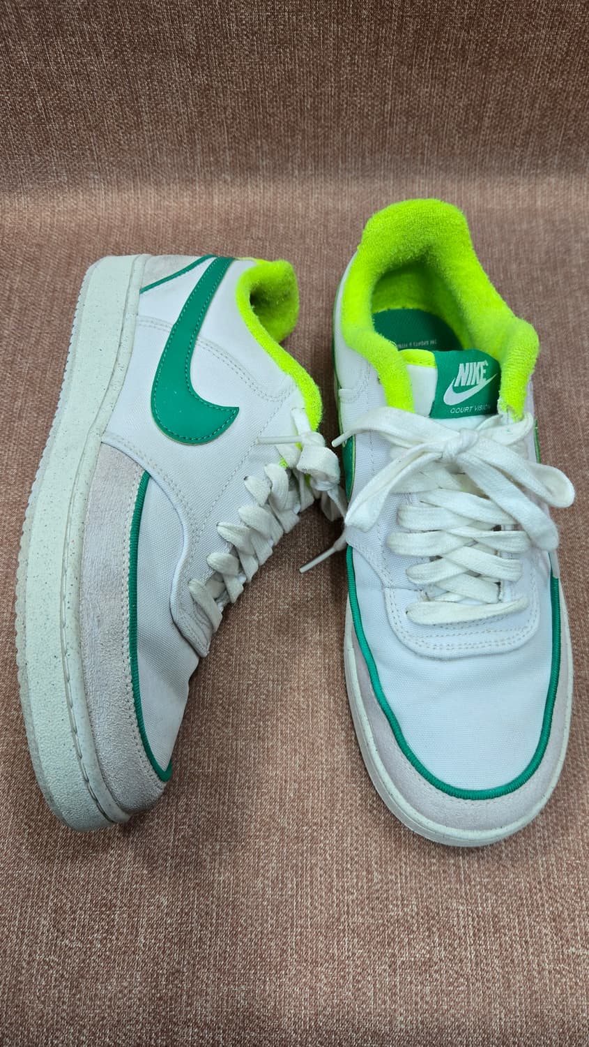 나이키 250mm-  코트 비전 로우 흰/초/형광 운동화 상품이미지1