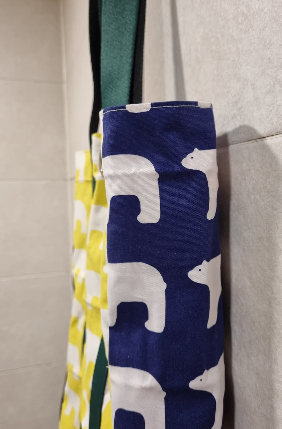 북극곰 양면 쇼퍼 남녀공용 북유럽 숄더백 상품이미지6