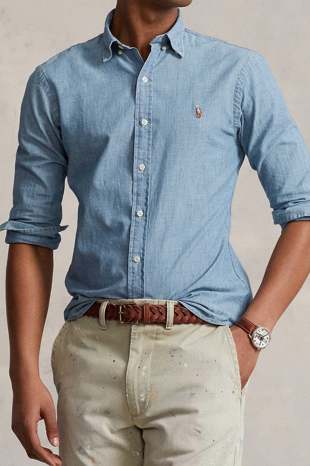 폴로 랄프로렌 샴브레이 셔츠 상품이미지8