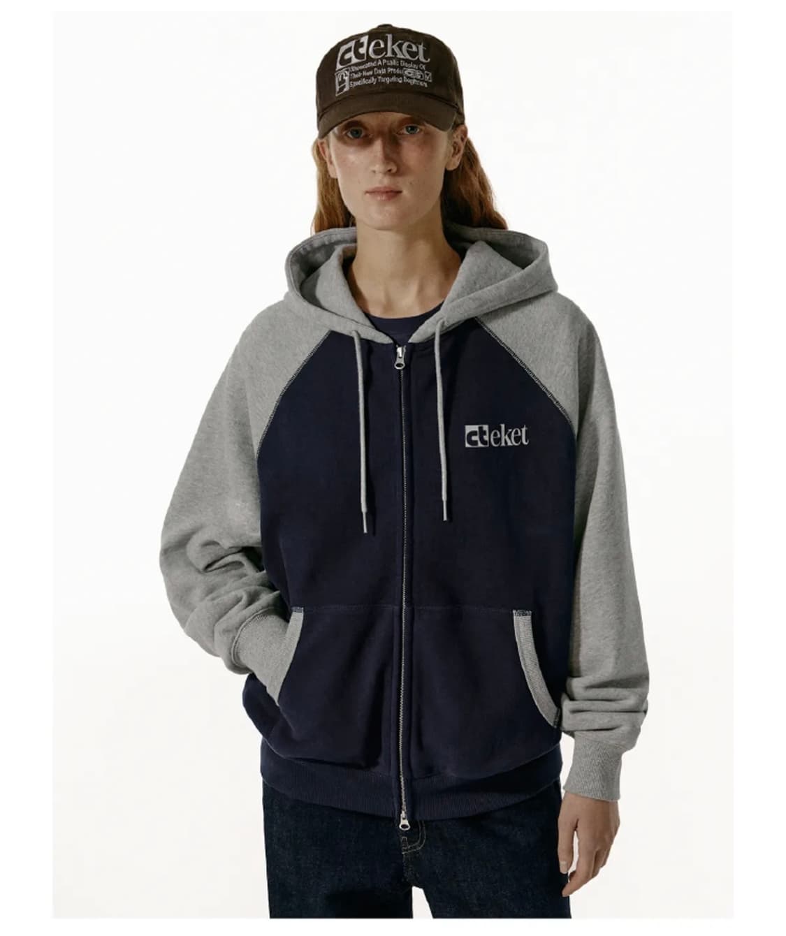 테켓 플랜 후드집업 네이비 M 상품이미지3