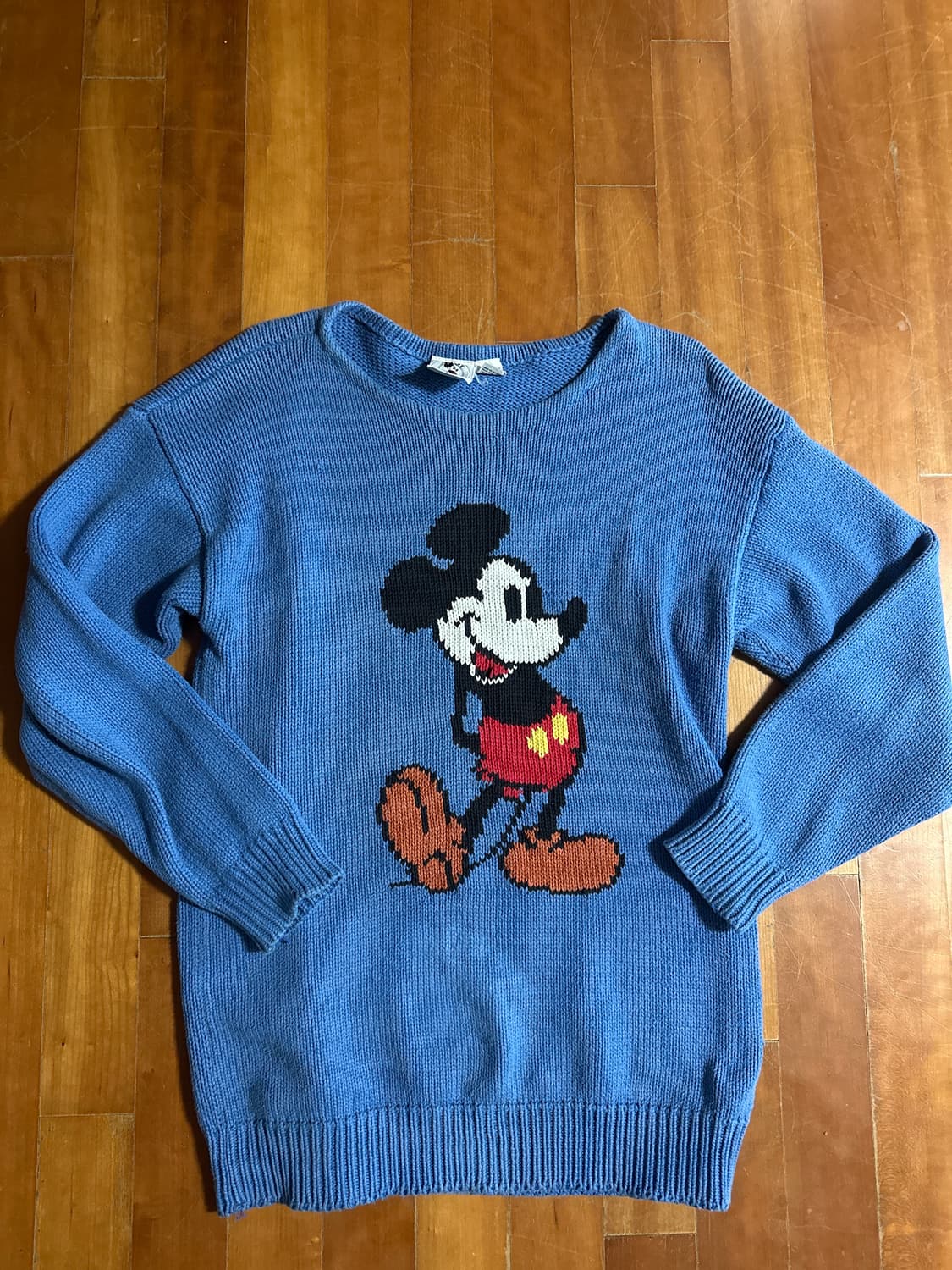 80s 빈티지 홍콩 디즈니 미키마우스 니트 OG 상품이미지1