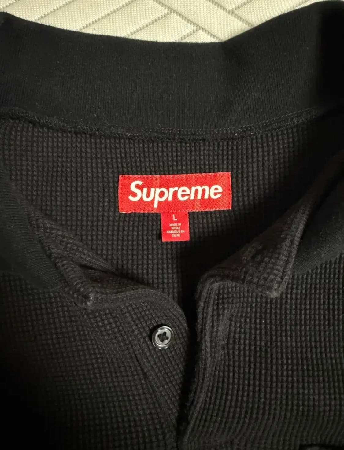 슈프림 써멀 폴로 L 상품이미지3