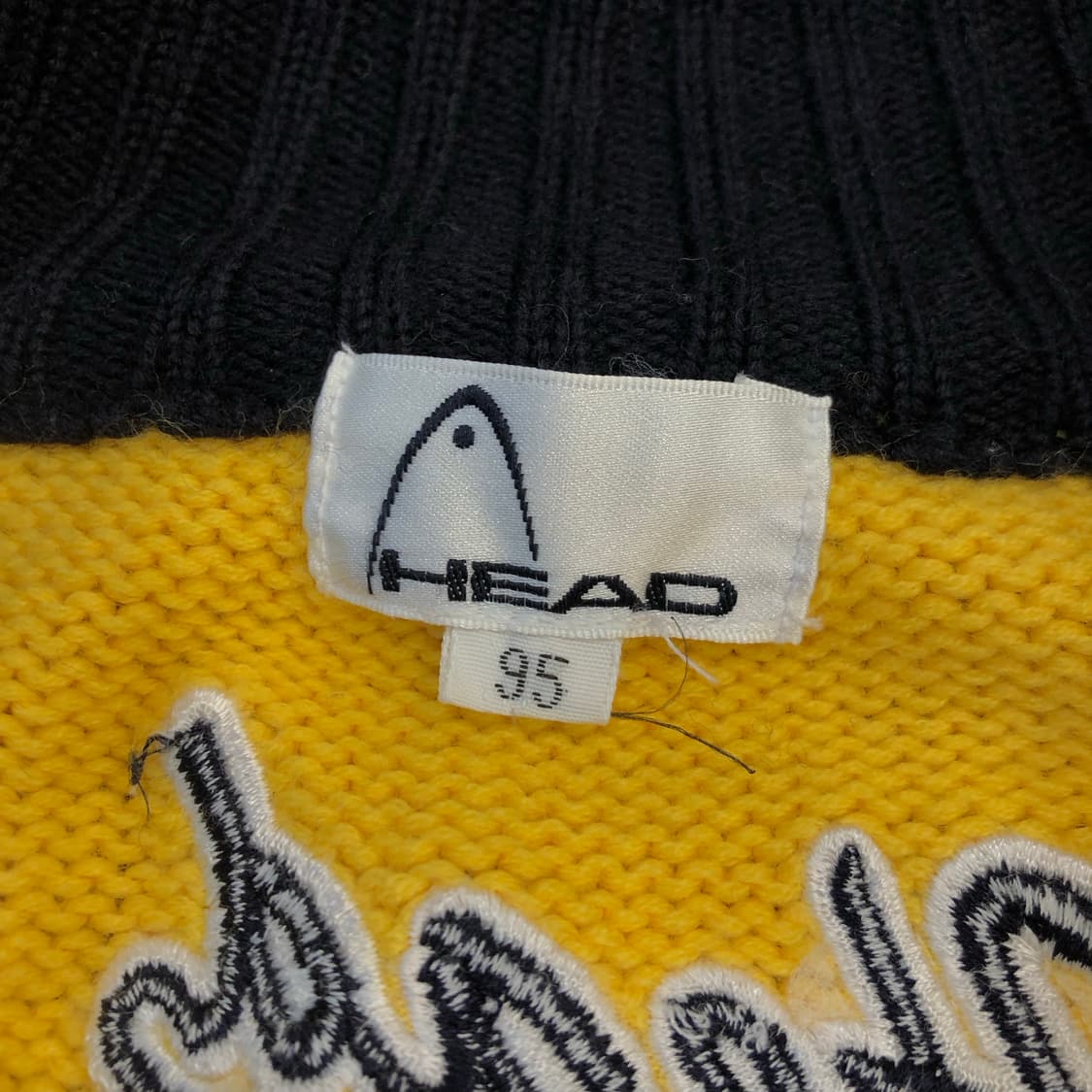 헤드 빈티지 울 니트 집업 자켓 상품이미지5