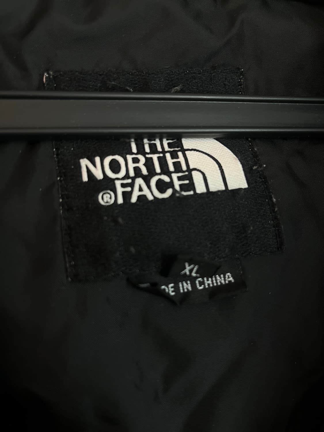 노스페이스 후드 패딩 자켓 네이비 (XL)  상품이미지5