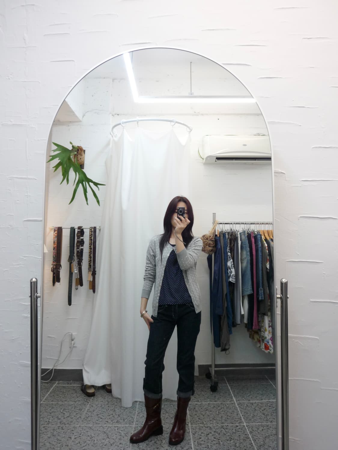 Deep denim capri pants 상품이미지3