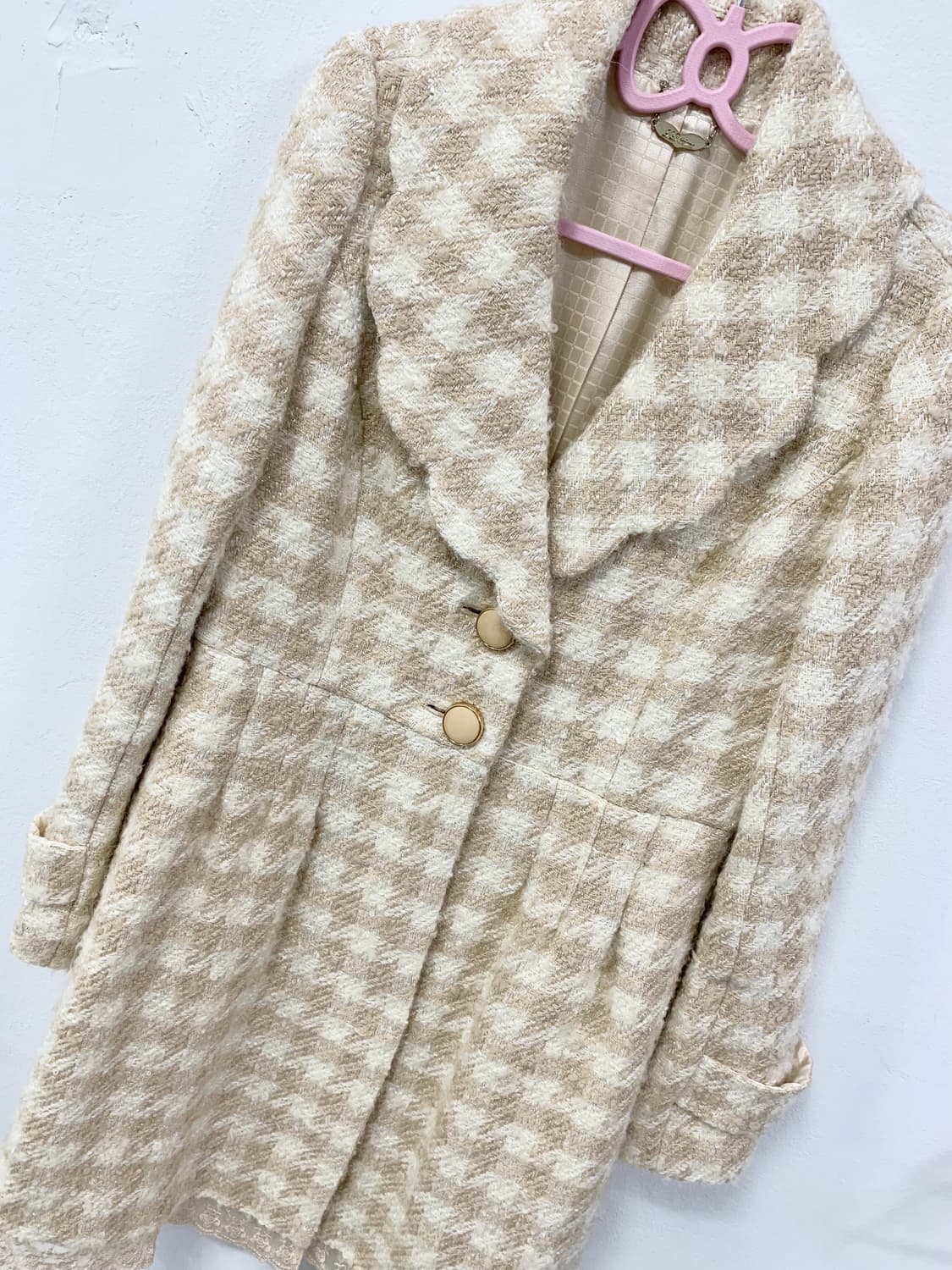 [LD PRIME] 히메갸루 레이스 핑크 코트 상품이미지6