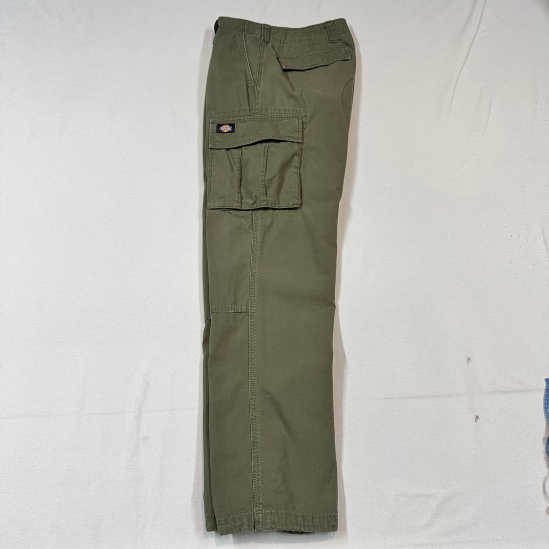 34inch) 디키즈 올리브 카키 립스탑 카고팬츠 면바지 상품이미지7