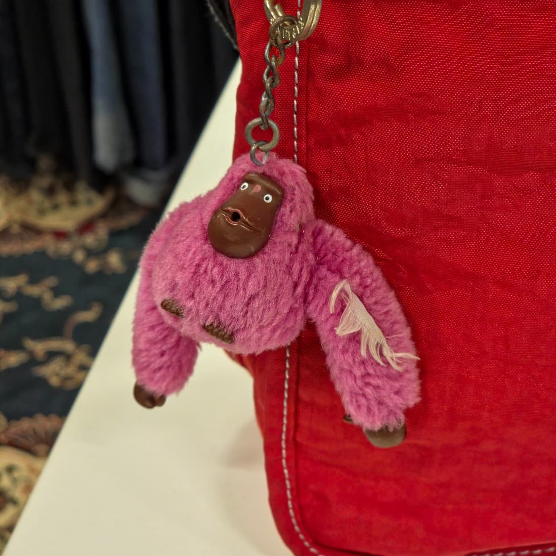 키플링 레드 토트백 상품이미지6