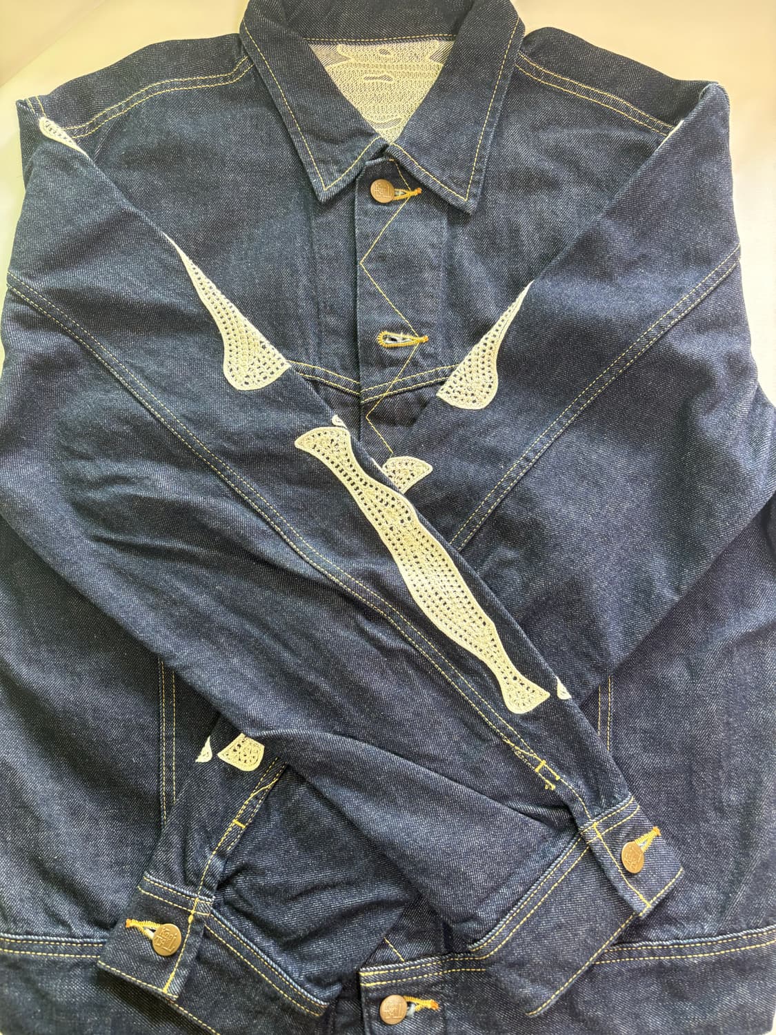 캐피탈 KAPITAL 11.5온즈 멕시칸 본 데님자켓 44 상품이미지1