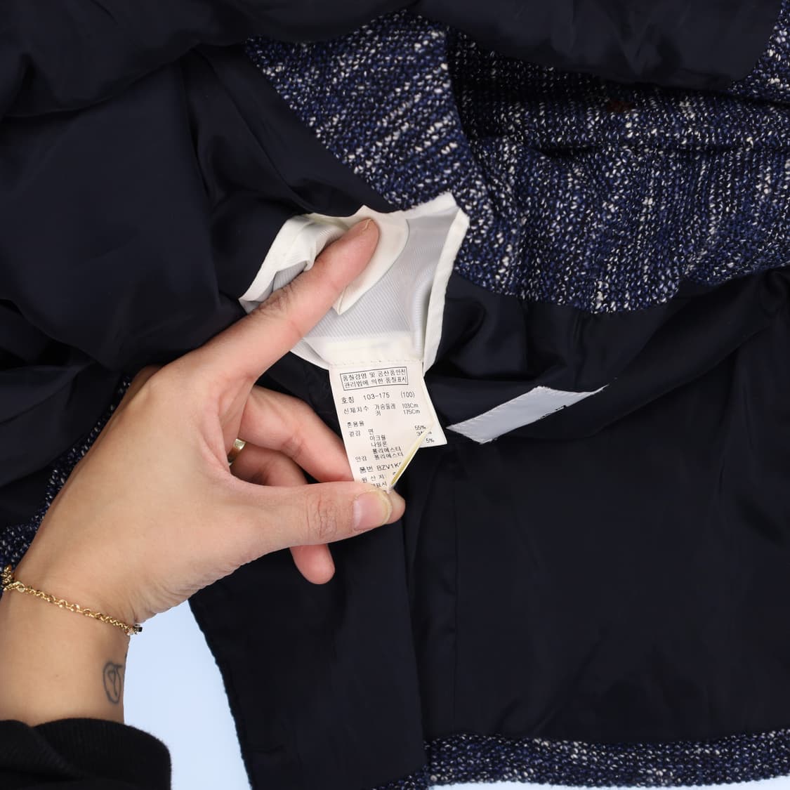 [100] 앤드지 트위드 블레이저 자켓 1215H1 상품이미지4