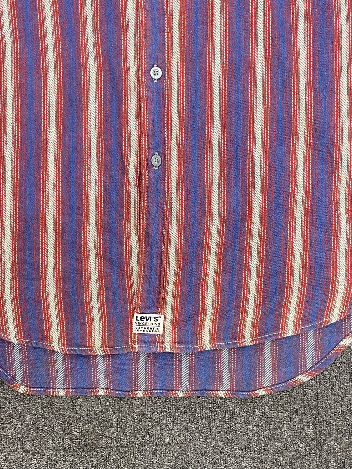Levis 리바이스 플란넬 스트라이프 셔츠 상품이미지5