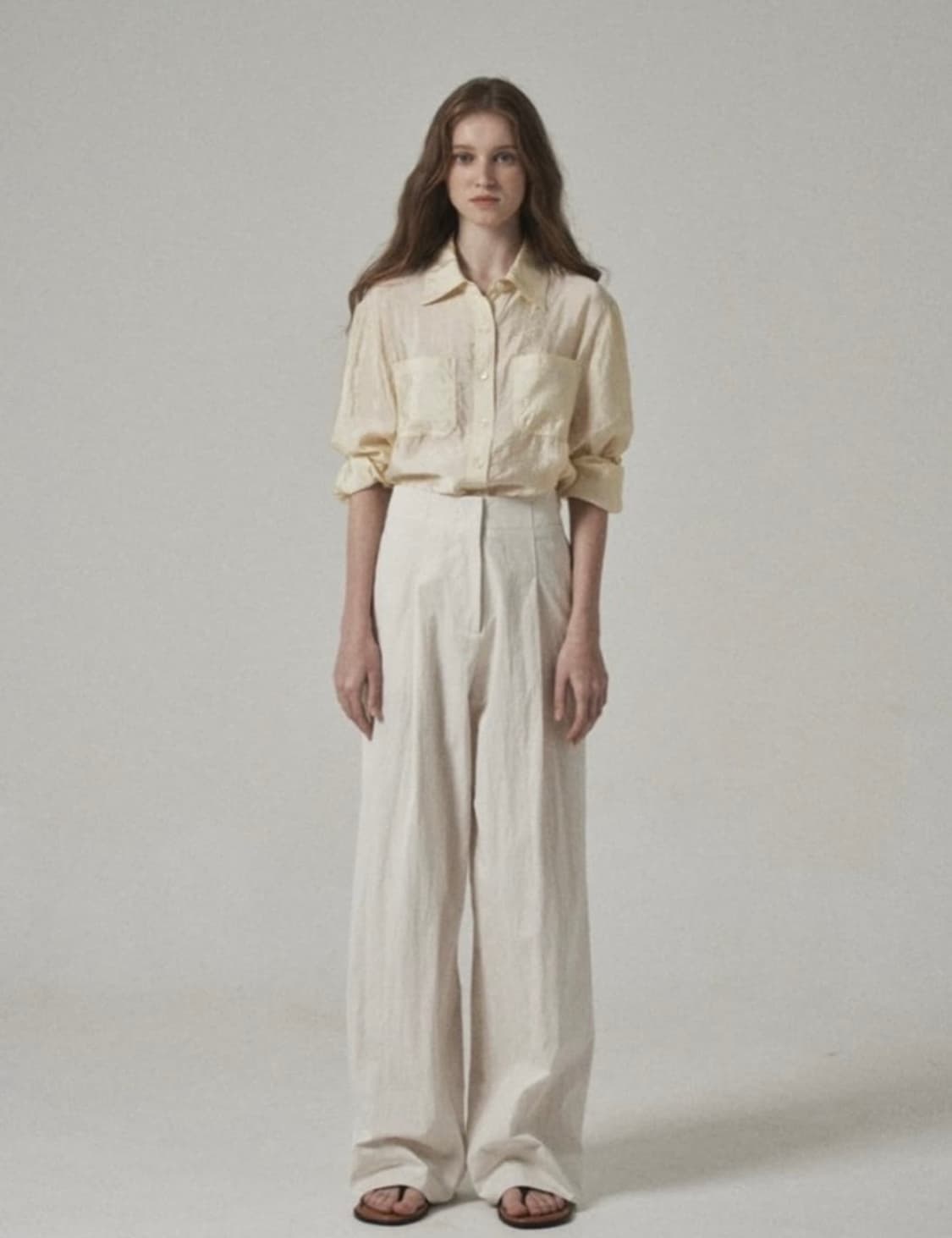 게드 GED 썸머 셔츠 버터옐로우 상품이미지2